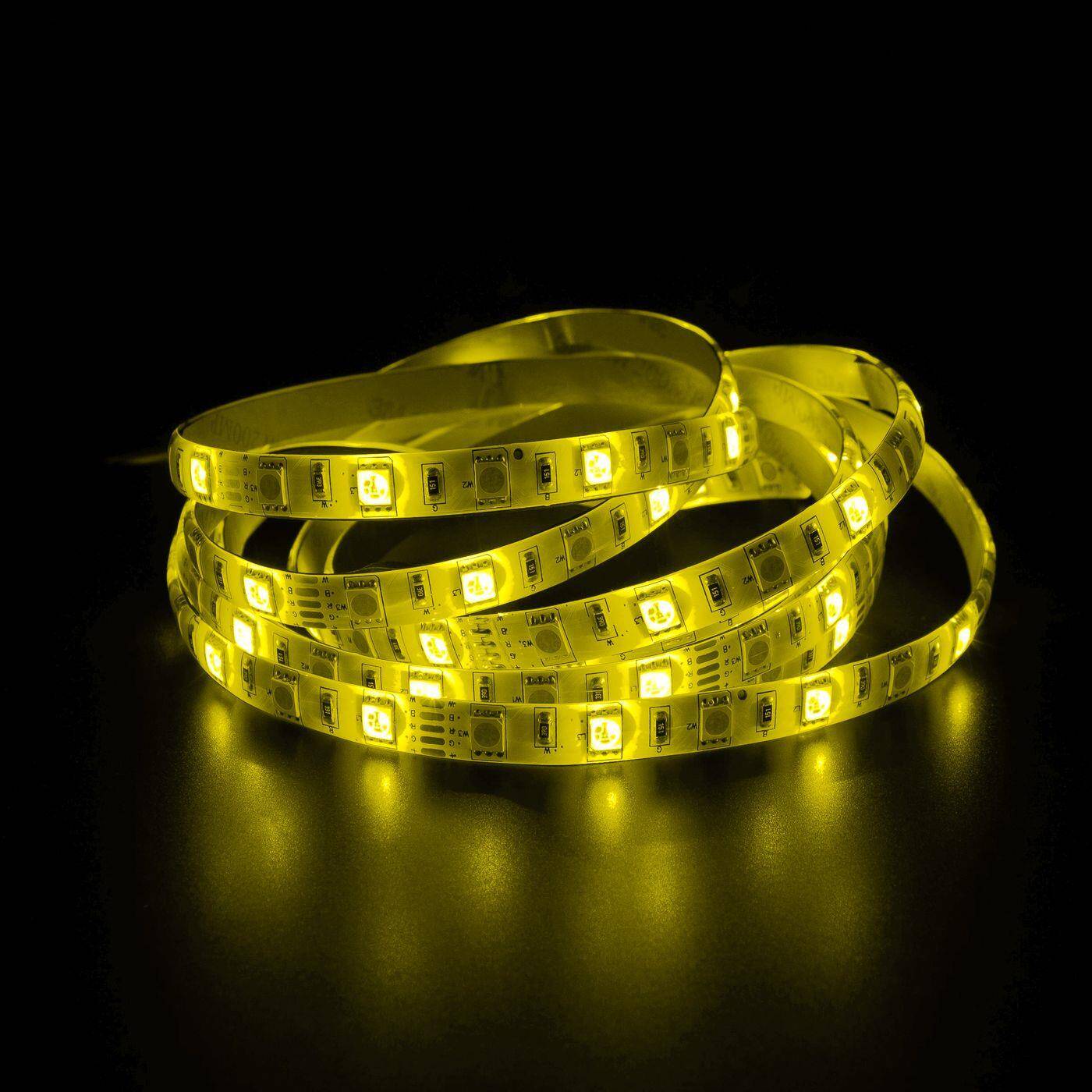 5m (500cm) RGBWW 3000K LED Streifen Band Leiste 12V IP65 300LEDs 60LED/m SMD5050