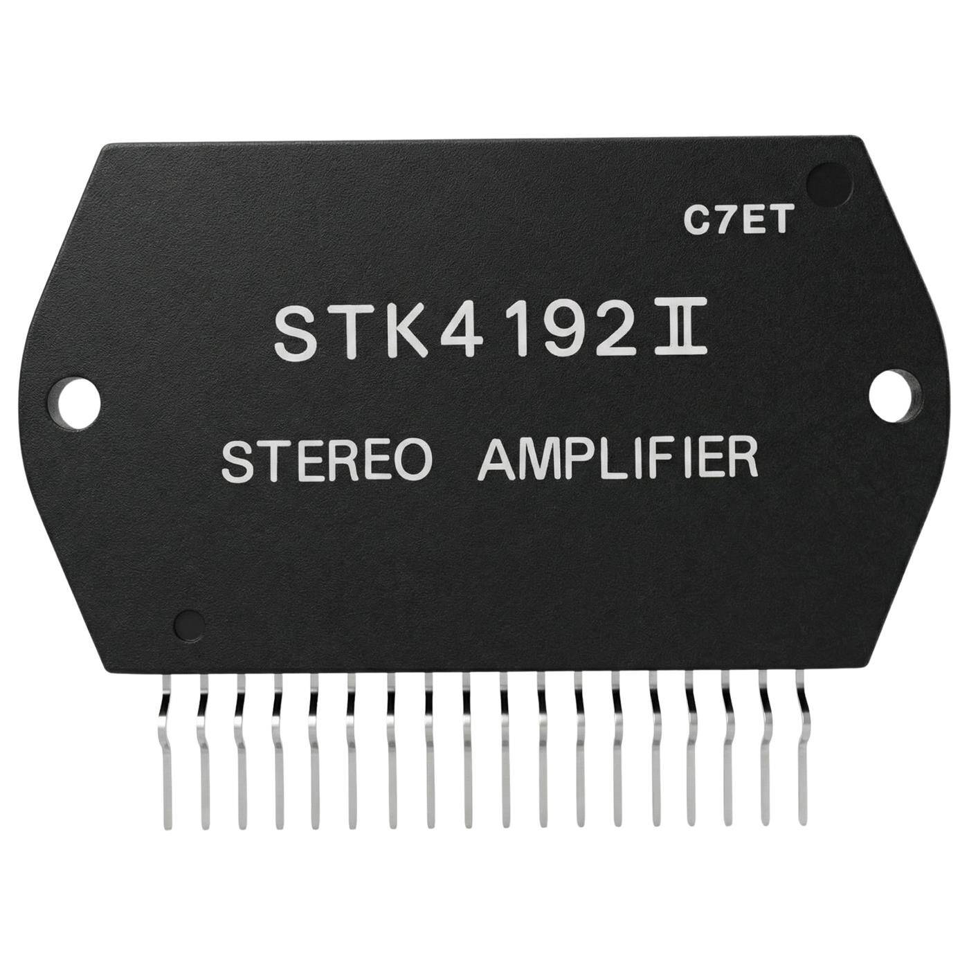 Hybrid IC STK4192II 62x37mm Stereo Power amplifier