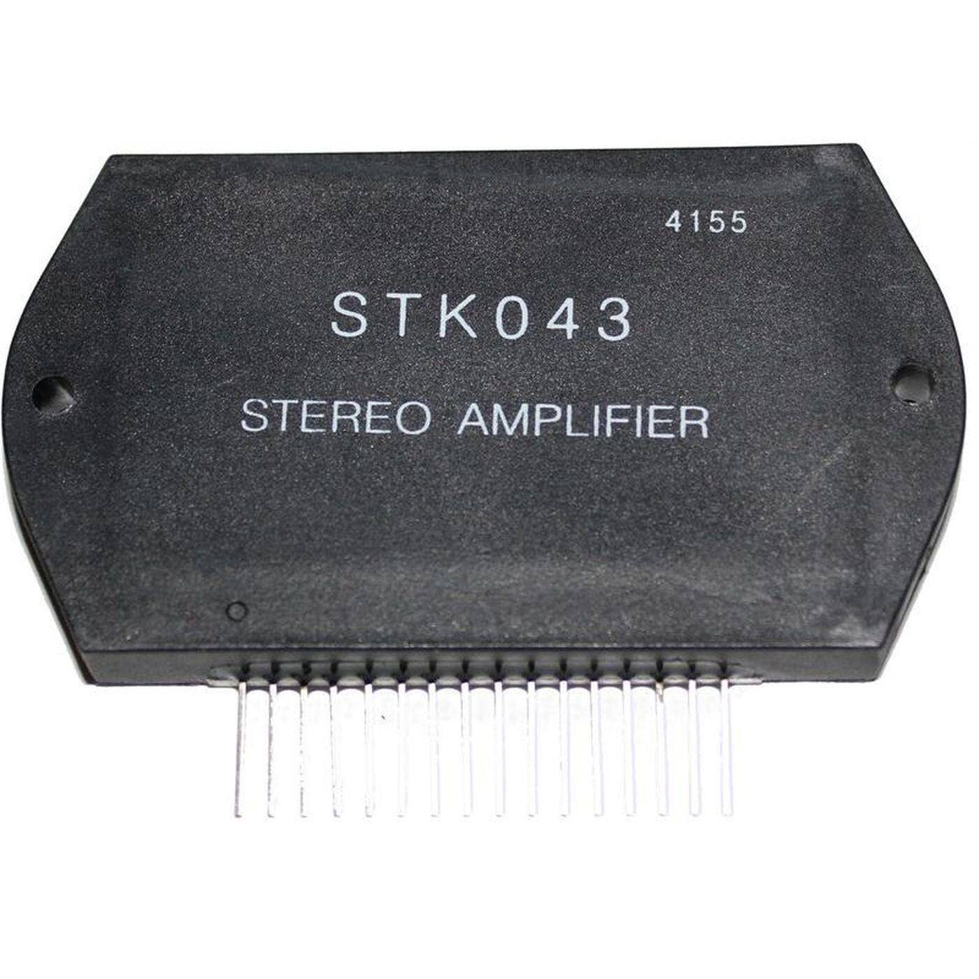 Hybrid IC STK043 80x45mm Stereo Power amplifier