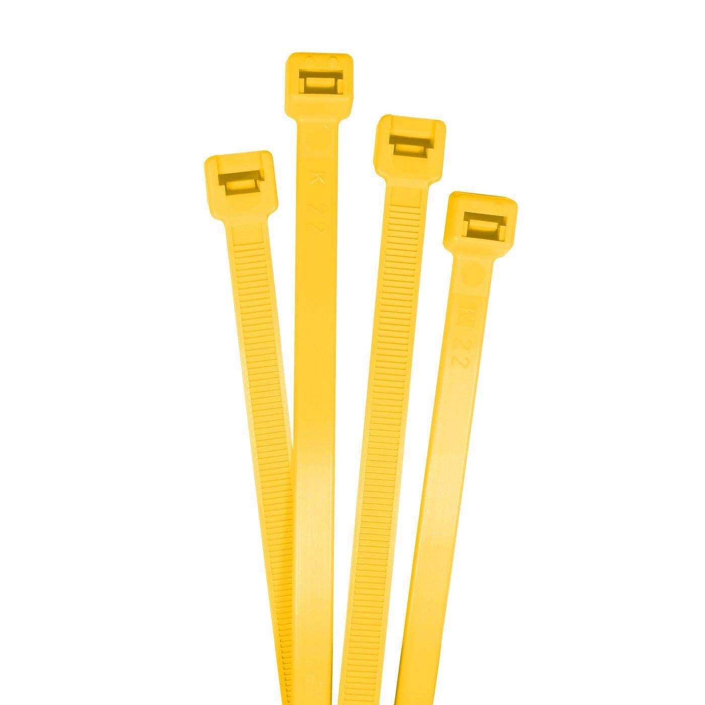 100x Kabelbinder 430 x 9mm Gelb 80kg PA6.6 Polyamid Industriequalität 100x Kabelbinder 430 x 9mm Gelb 80kg PA6.6 Polyamid Industriequalität