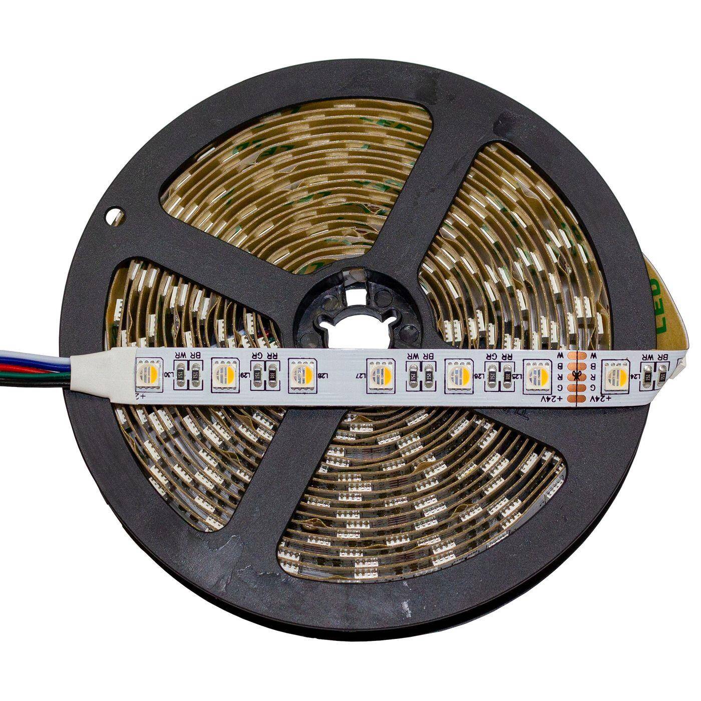 Lumonic LED Strip 4in1 5m RGBWW 3000K LED Leiste 24V IP20 300LEDs 60 LED/m SMD5050 I farbwechsel LED Streifen I LED Stripe 500cm, LED Band, LED Lichtband