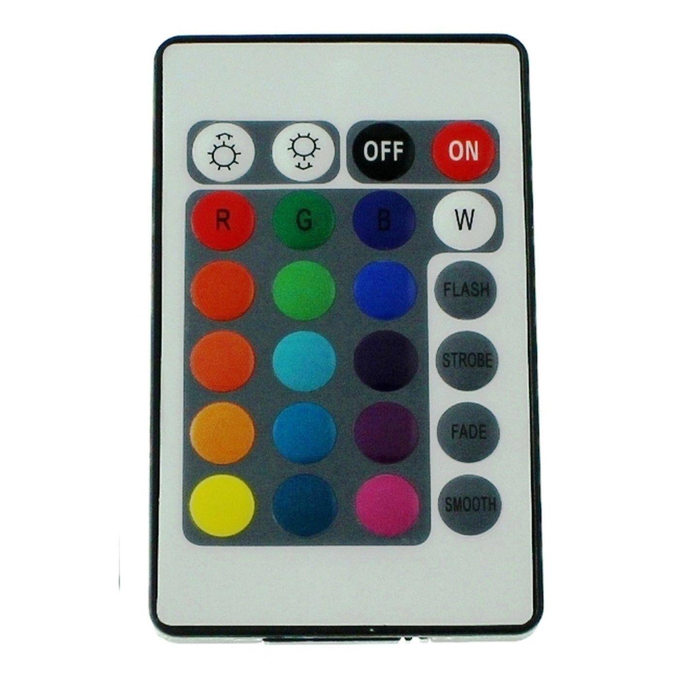 Mini RGB LED 24Key Controller 12V 72W RGB; 4-Pin Plug + Play