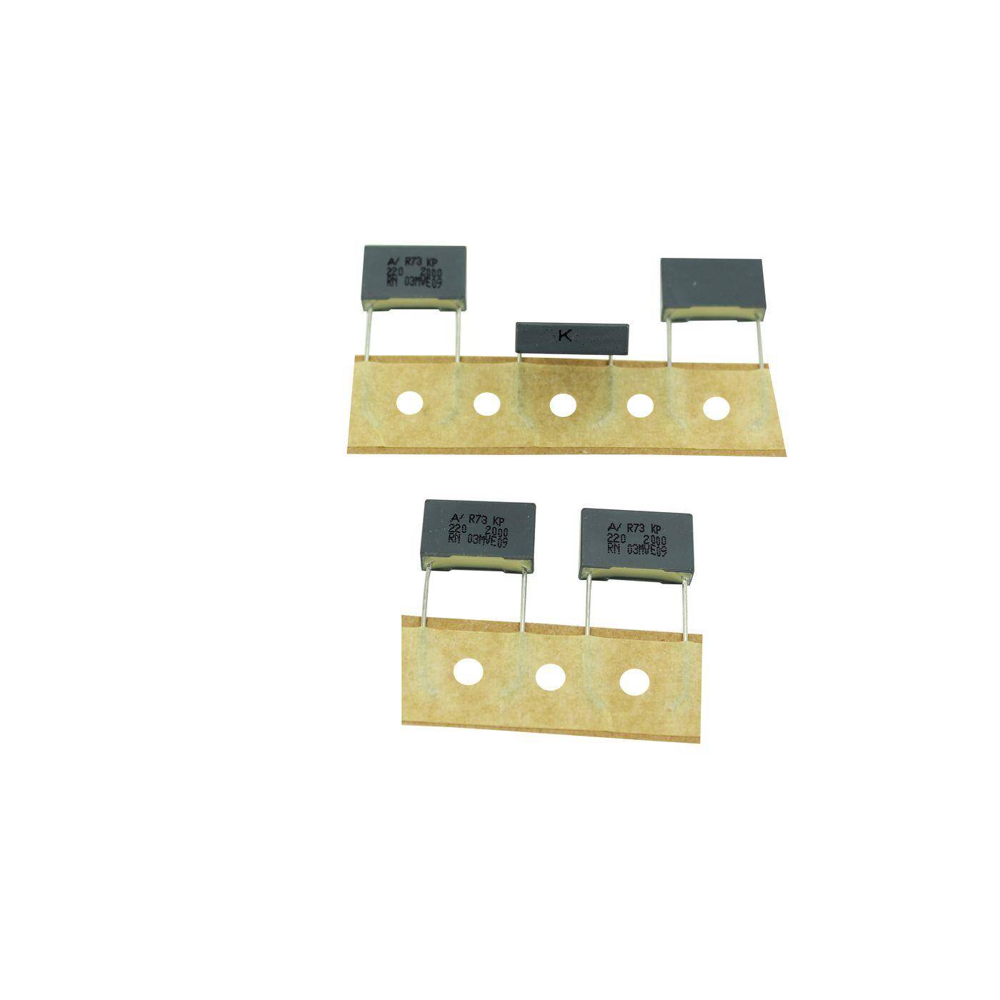 Arcotronics KP Folien Kondensator | 0,00022µF 2000V DC I 2-Pin Anschluss I 2-Pin I 0,00022uF, 0,22nF I Kondensator für Frequenzweichen von Lautsprechern oder zur Entstörung von elektrischen Geräten