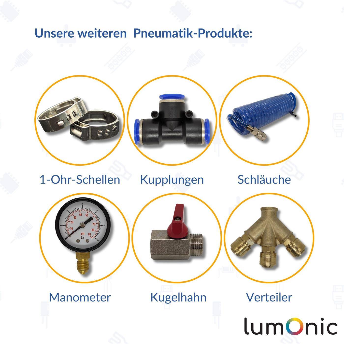 2x 2-Ohr-Schelle 17-20mm Stahl Verzinkt Zweiohrschelle Schlauchschelle für Druckluft, Rohrsysteme, Garten, KFZ