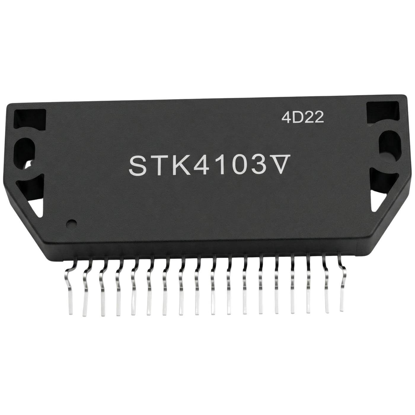 Hybrid IC STK4103V 67x25mm Stereo Power amplifier