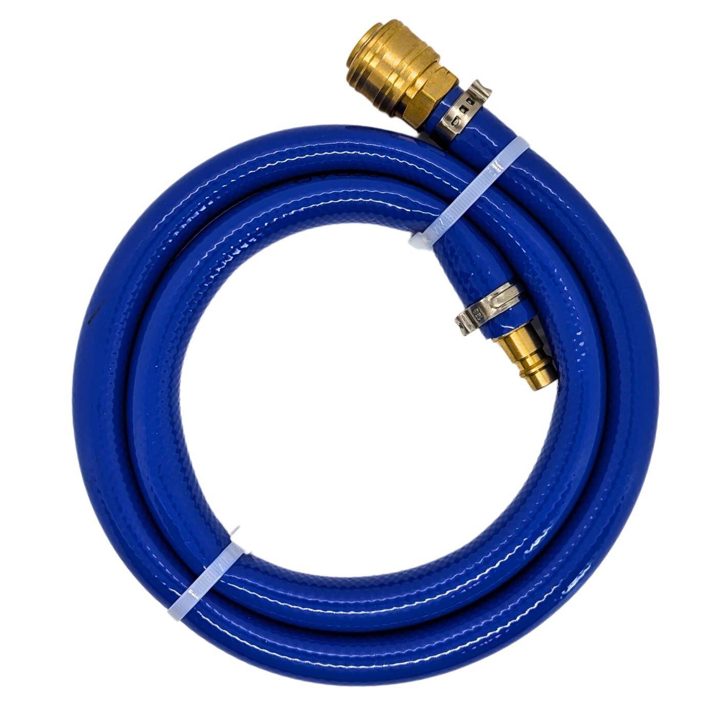 1m Druckluftschlauch mit Schnellkupplung 13mm PVC Druckluftverlängerung Dose & Stecker fertig konfektioniert flexibel, abriebfest und gewebeverstärkt