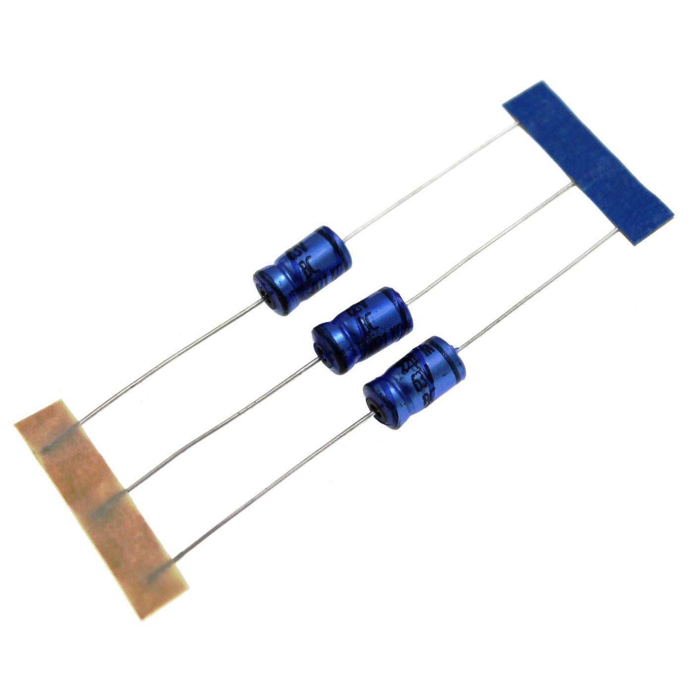 Elko Capacitor Axially 22µF 63V | Electrolytic capacitor up to a temperature of 85°C | 6x10,5mm | 22uF 222202128229 Vishay