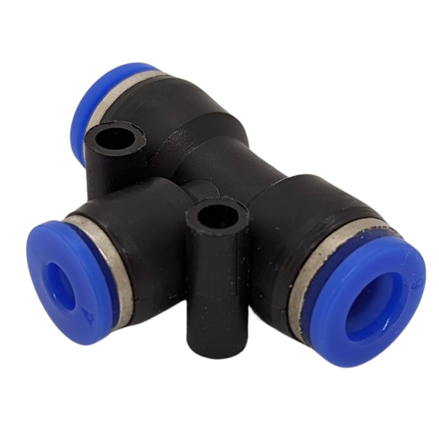 PU Schlauch T-Steckverbinder Reduzierung 6/4/6mm T-Stück Push-in pneumatischer Steckverbinder T-Verteiler reduzierend Druckluft & Automatisierung