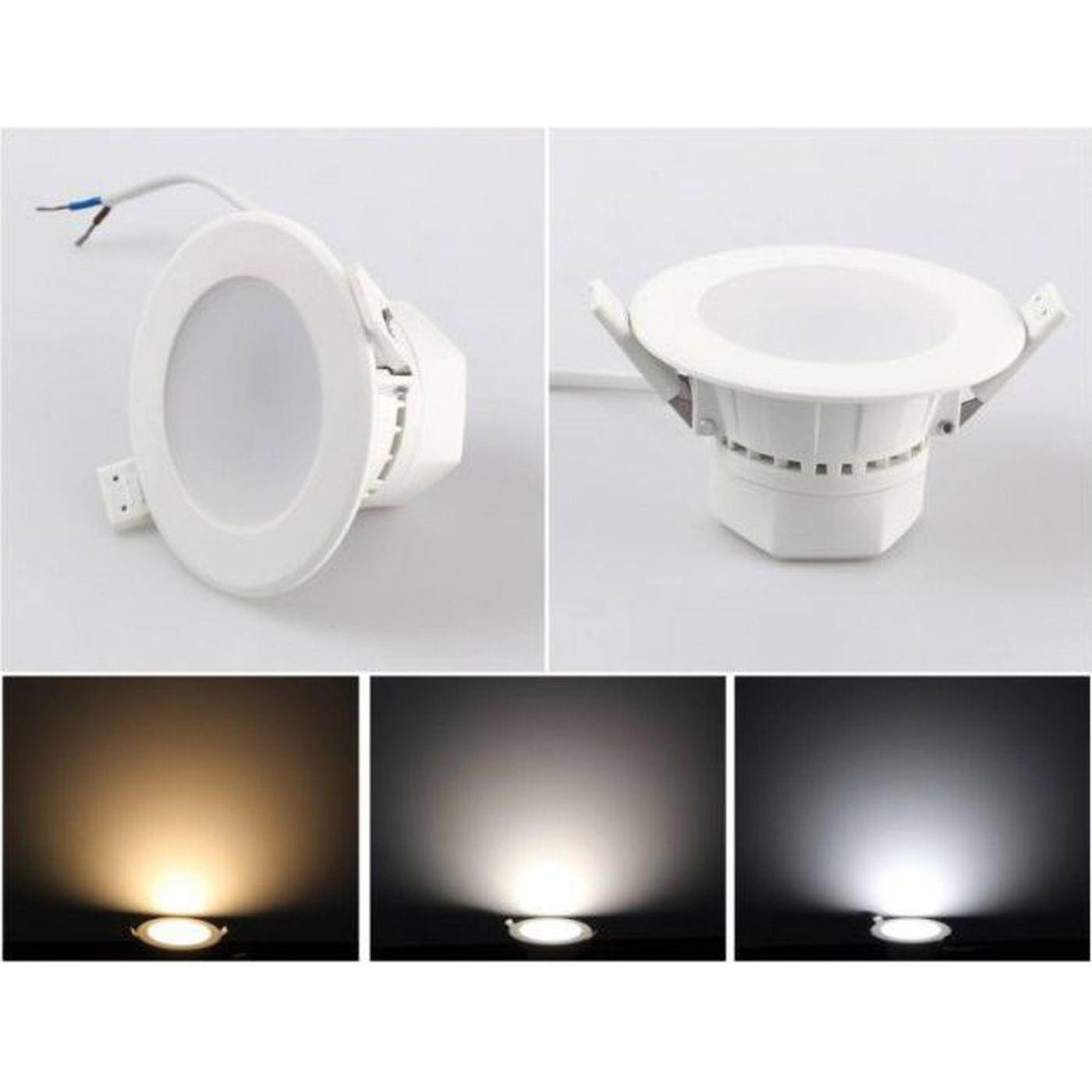 LED Downlight 15W Deckeneinbau Lampe Rund Kalt Weiß 6000K 1250lm d145mm 90°