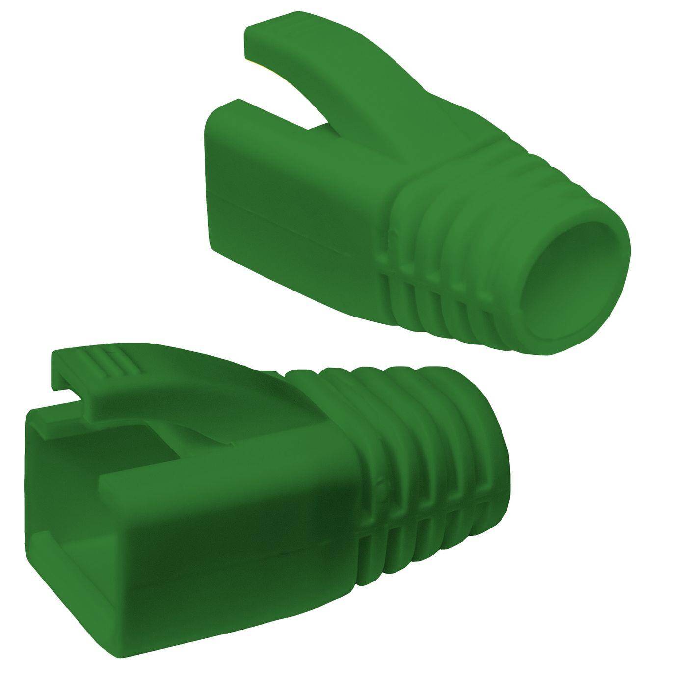10x Netzwerkstecker RJ45 Stecker Grün CAT5 CAT6 CAT7 LAN vergoldete Kontakte