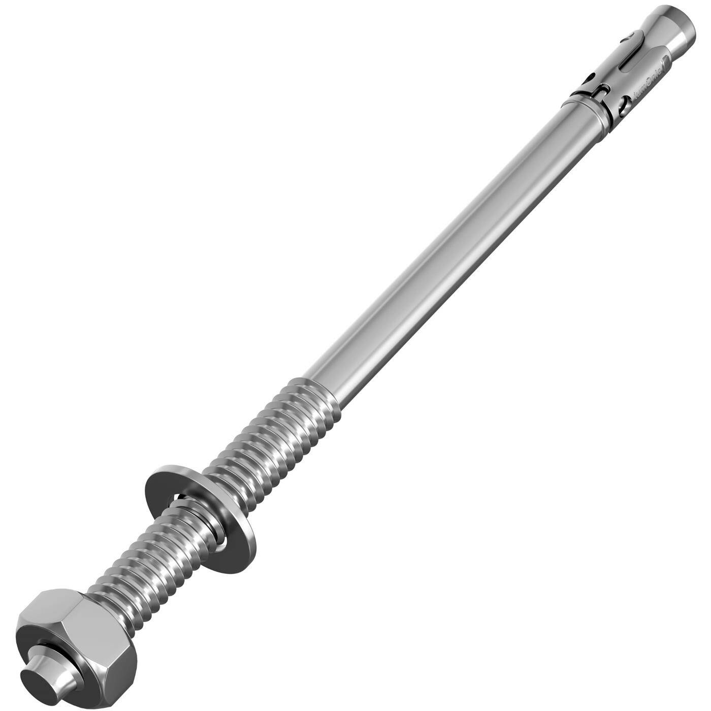 Lumonic Schwerlastdübel M8 x 150mm | hochwertige Keilanker verzinkt | Durchsteckmontage, SOFORT BELASTBAR | Betonanker, Schwerlastanker | für Überdachungen, Geländer, Regale, Trennwände