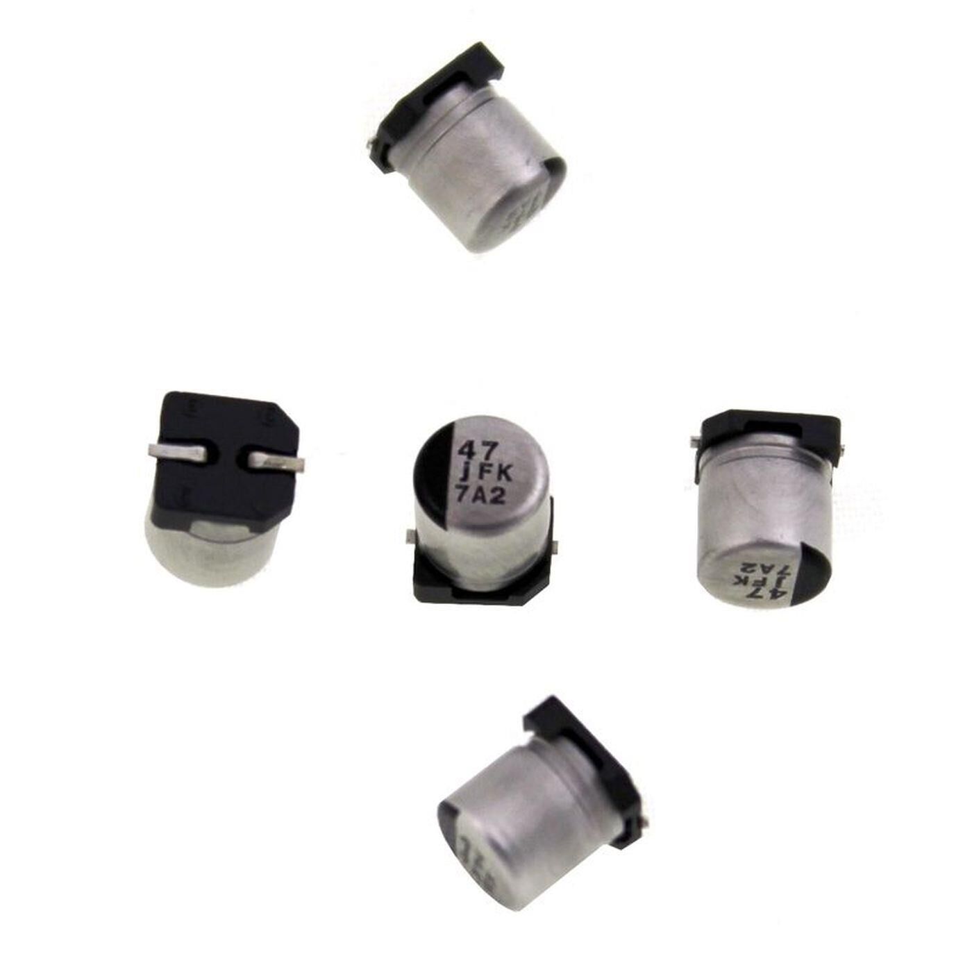 SMD Electrolytic capacitor 47µF 6,3V 105°C EEVFK0J470R d5x5,8mm 47uF