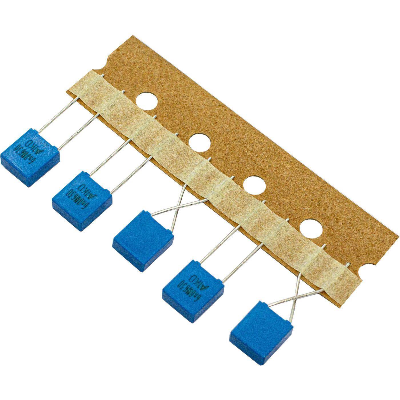 Epcos MKT Foil Capacitor | 0,0068µF 630V DC I 2-Pin Connection I 2-Pin I 0,0068uF, 6,8nF I Capacitor for crossover networks of loudspeakers or for interference suppression of electrical devices
