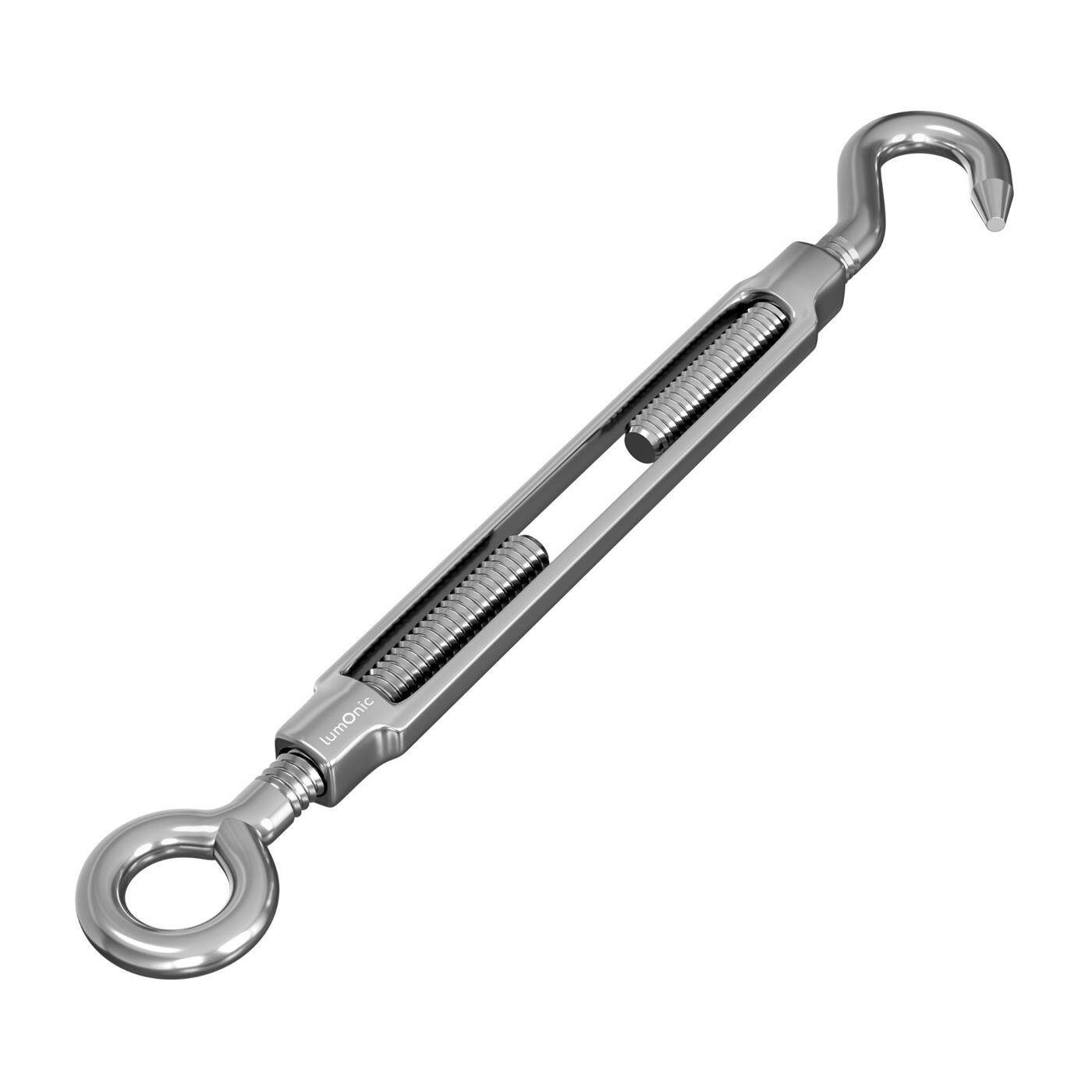 Seilspanner Öse-Haken Edelstahl V2A 304 M6 Spannschloss Wantenklemme Seilspanner Öse-Haken Edelstahl V2A 304 M6 Spannschloss Wantenklemme