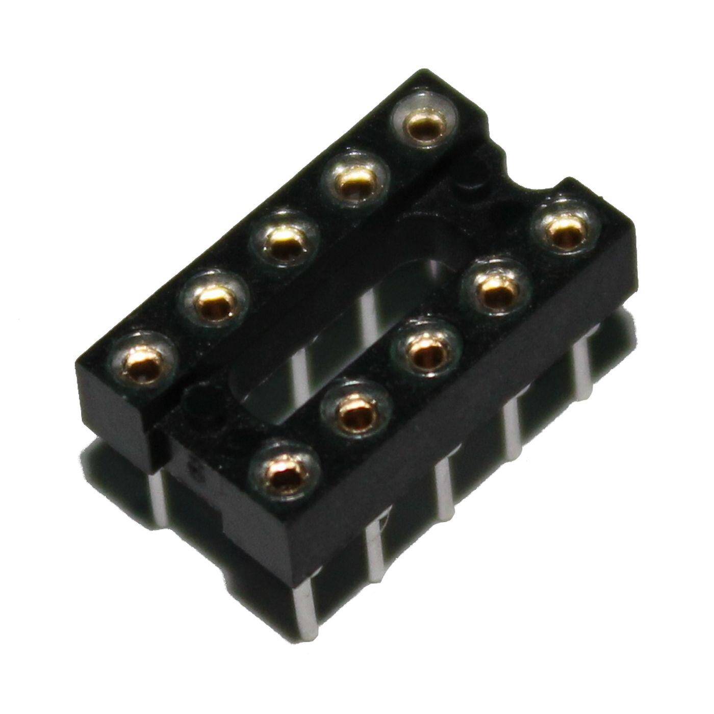 Präzisions IC Sockel Fassung DIL-10 10polig Präzisions IC Sockel Fassung DIL-10 10polig