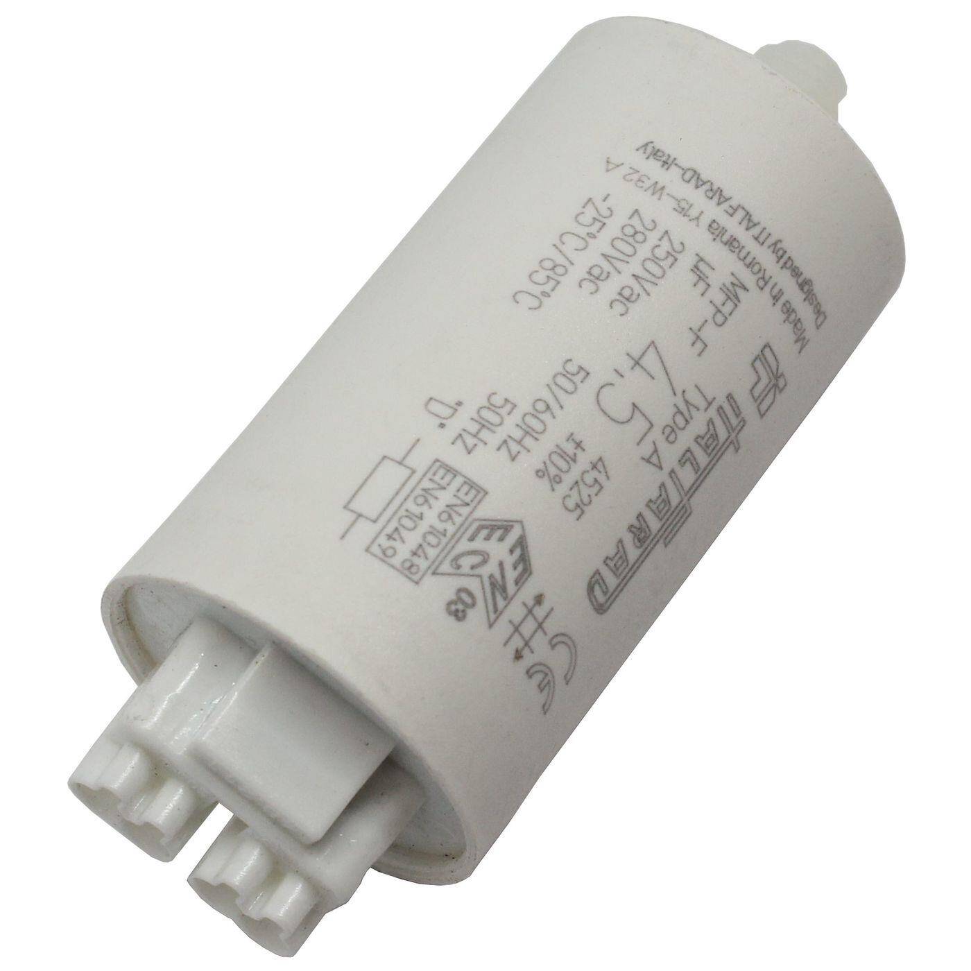 Capacitor 4,5µF 250V 30x53mm Push-In Italfarad 4,5uF