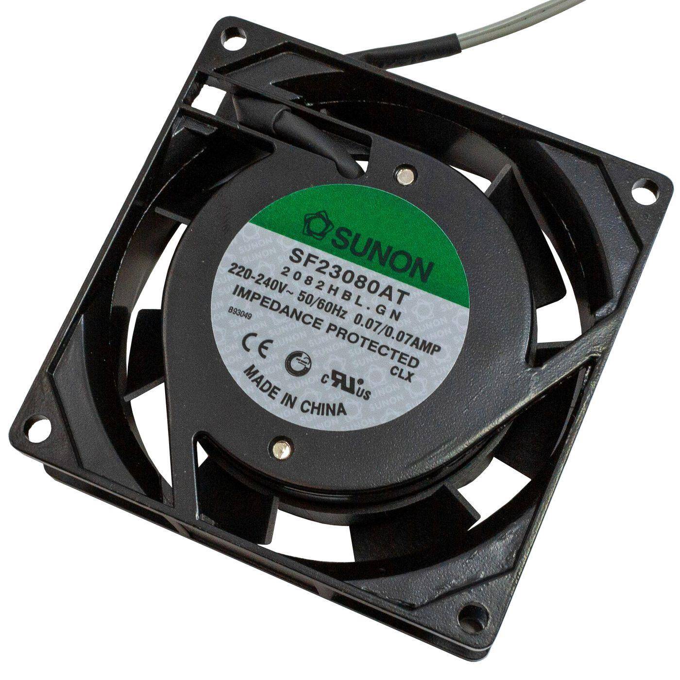 Lüfter 230V AC 14W 80x80x25mm 30,5m³/h 2450U/Min 30,5m³/h Sunon SF23080AT2082HBL Lüfter 230V AC 14W 80x80x25mm 30,5m³/h 2450U/Min 30,5m³/h Sunon SF23080AT2082HBL