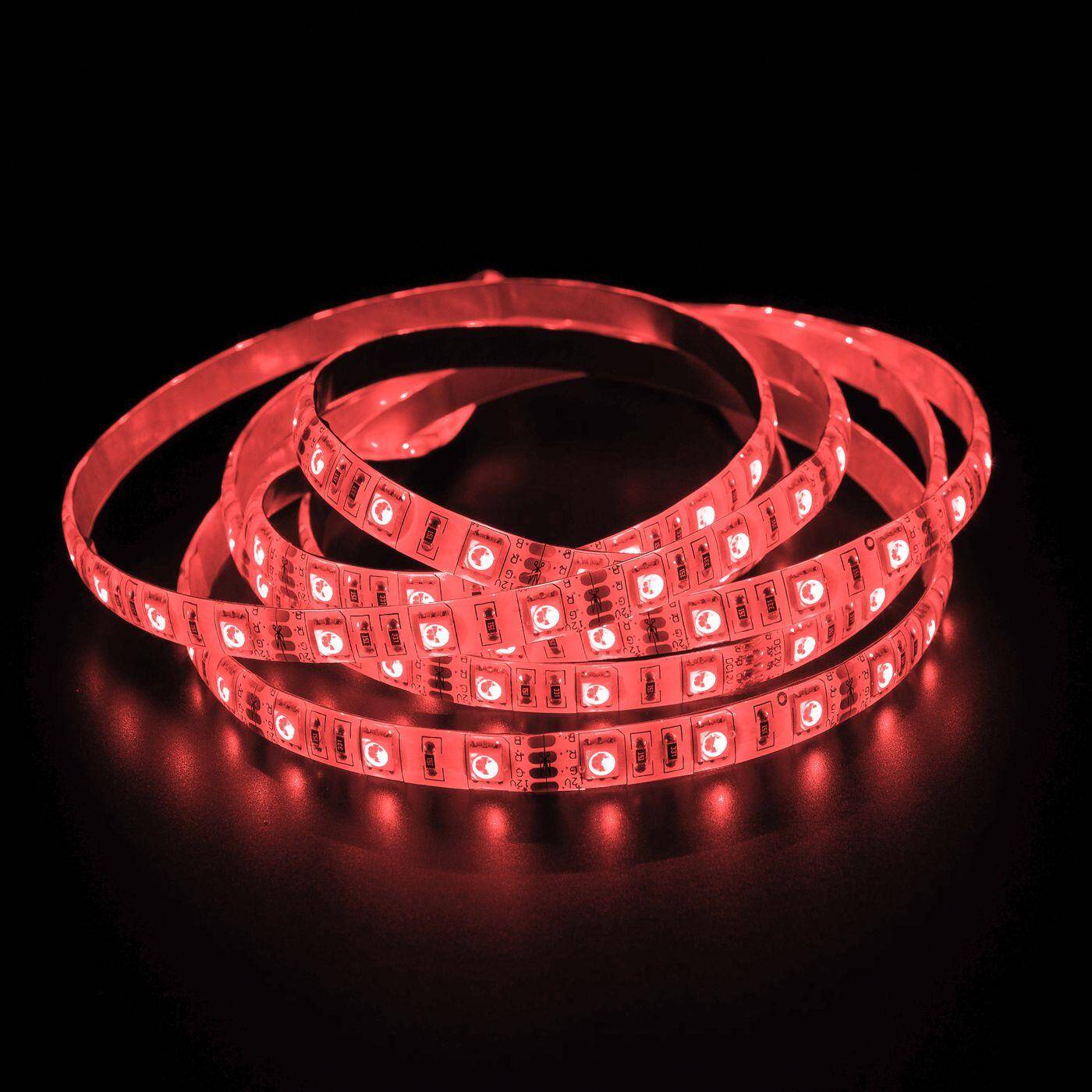 Lumonic LED Strip 5m RGB LED Leiste 12V IP65 300LEDs 60 LED/m SMD5050 I farbwechsel LED Streifen I LED Stripe 500cm, LED Band, LED Lichtband