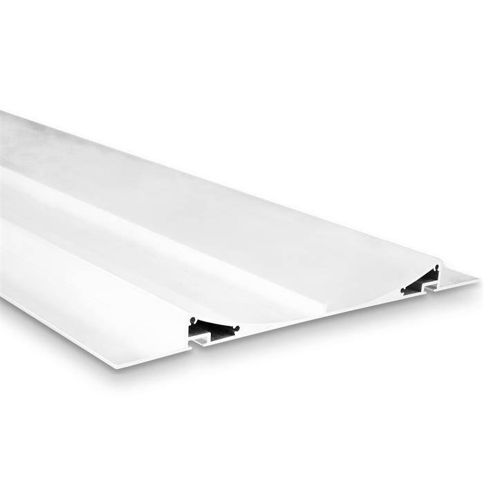 2m LED Profil TBP11 Weiß 19,5x14,8mm Aluminium Trockenbauprofil für 11mm LED Streifen