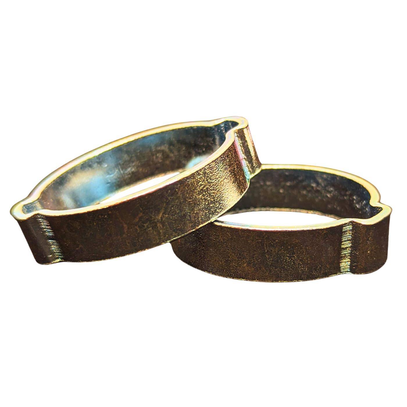 50x 2-ear clip 31-34mm V2A Stainless steel Two-ear clamp Hose clamp for Compressed air, Pipe systems, Garden, CAR