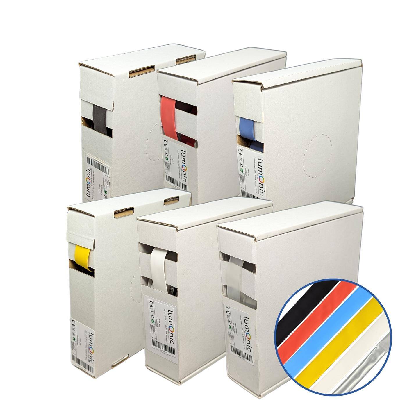 4m Schrumpfschlauch Box 3:1 12 -> 4mm Schwarz Flexibel