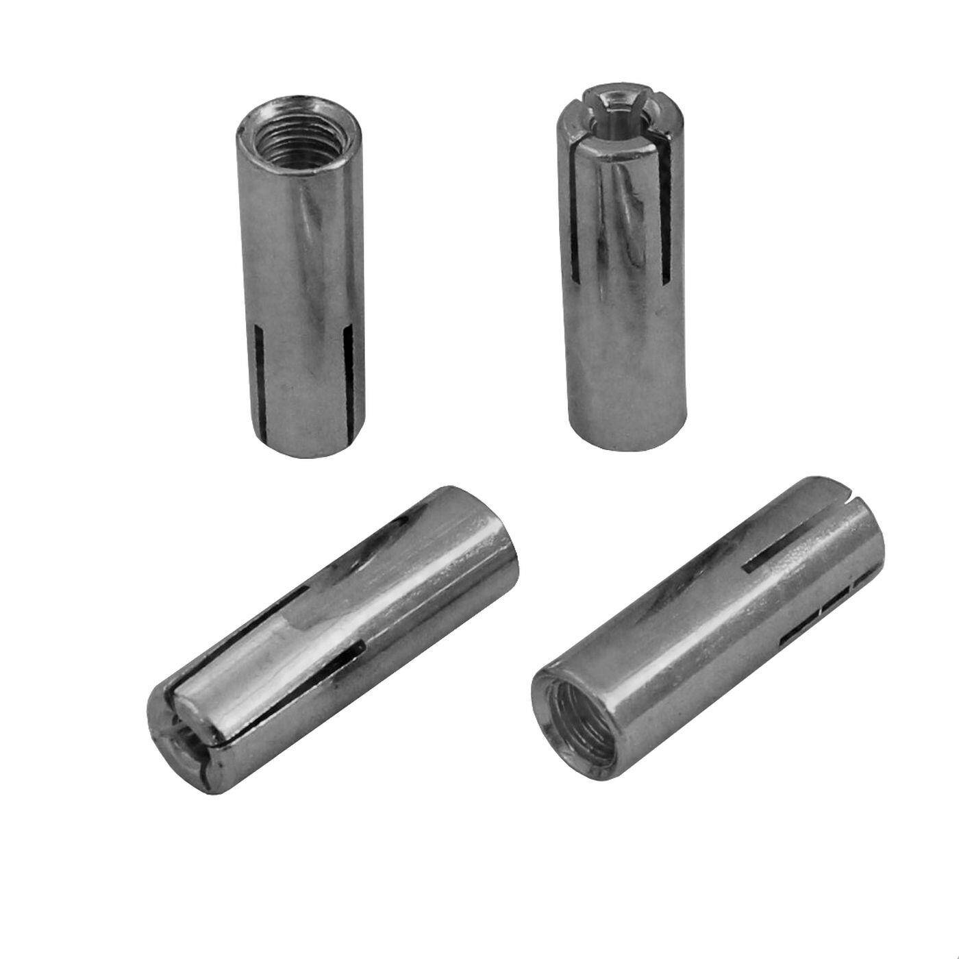 Lumonic Schlaganker M6 x 25 Edelstahl A4 I Zur Verwendung als Keilanker, Metalldübel, Bolzenanker, Blitzdübel I Für verschiedene Arten Durchsteckmontagen