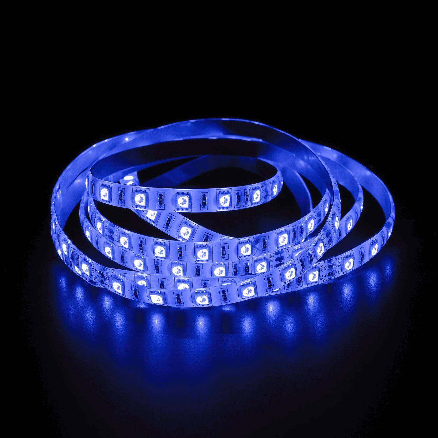5m (500cm) RGB LED Streifen Band Leiste 24V IP65 300LEDs 60LED/m SMD5050