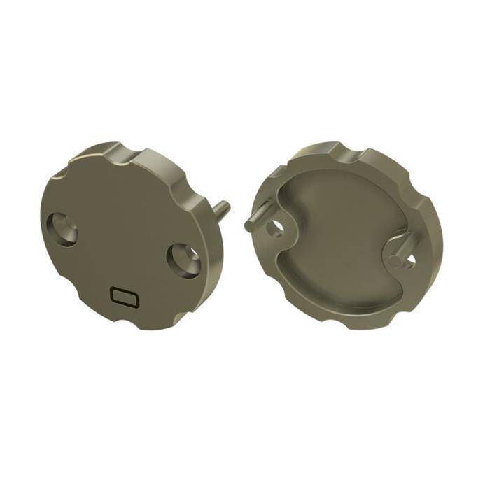 End cap for Lumonic Type Cosmo LED profiles Holder Plastic Inox