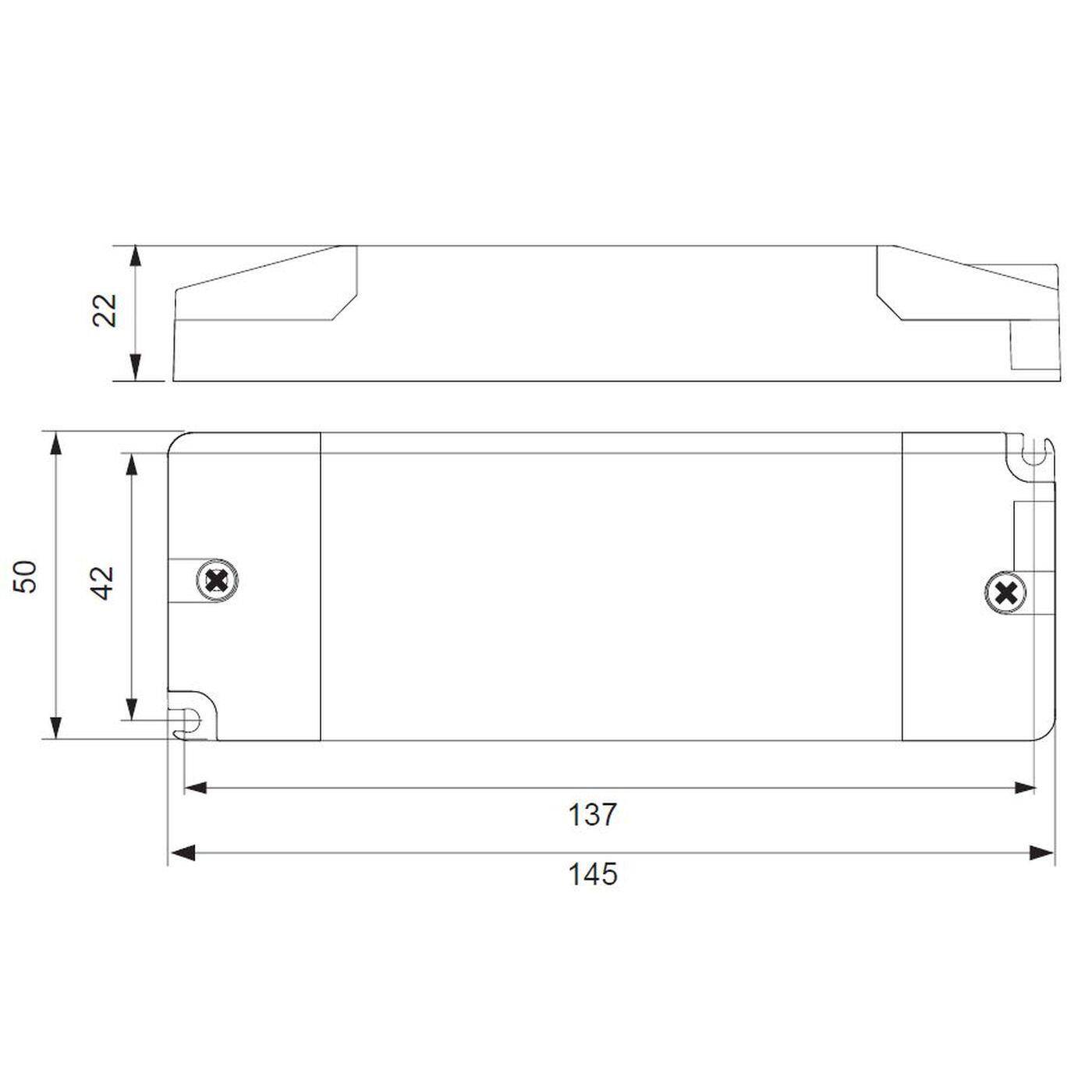 Self SLD30-24VL-E 30W 24V 1,25A LED power supply Triac Dimmable