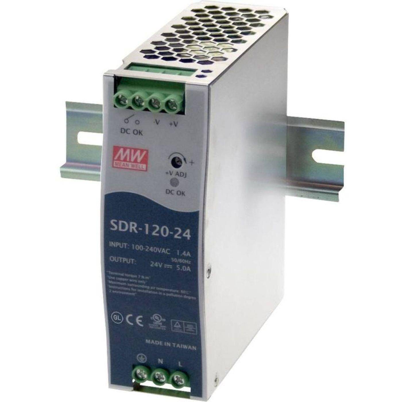 MEAN WELL SDR-120-12 120W 12V 10A Din Rail power supply DIN-RAIL