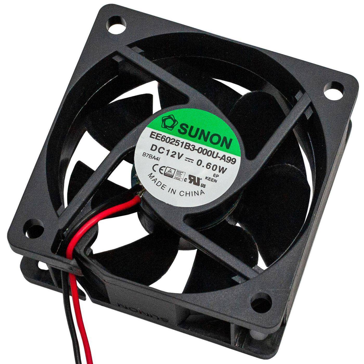 Lüfter 12V DC 0,6W 60x60x25mm 23,6m³/h 3000U/Min 23,6m³/h Sunon EE60251B3-A99