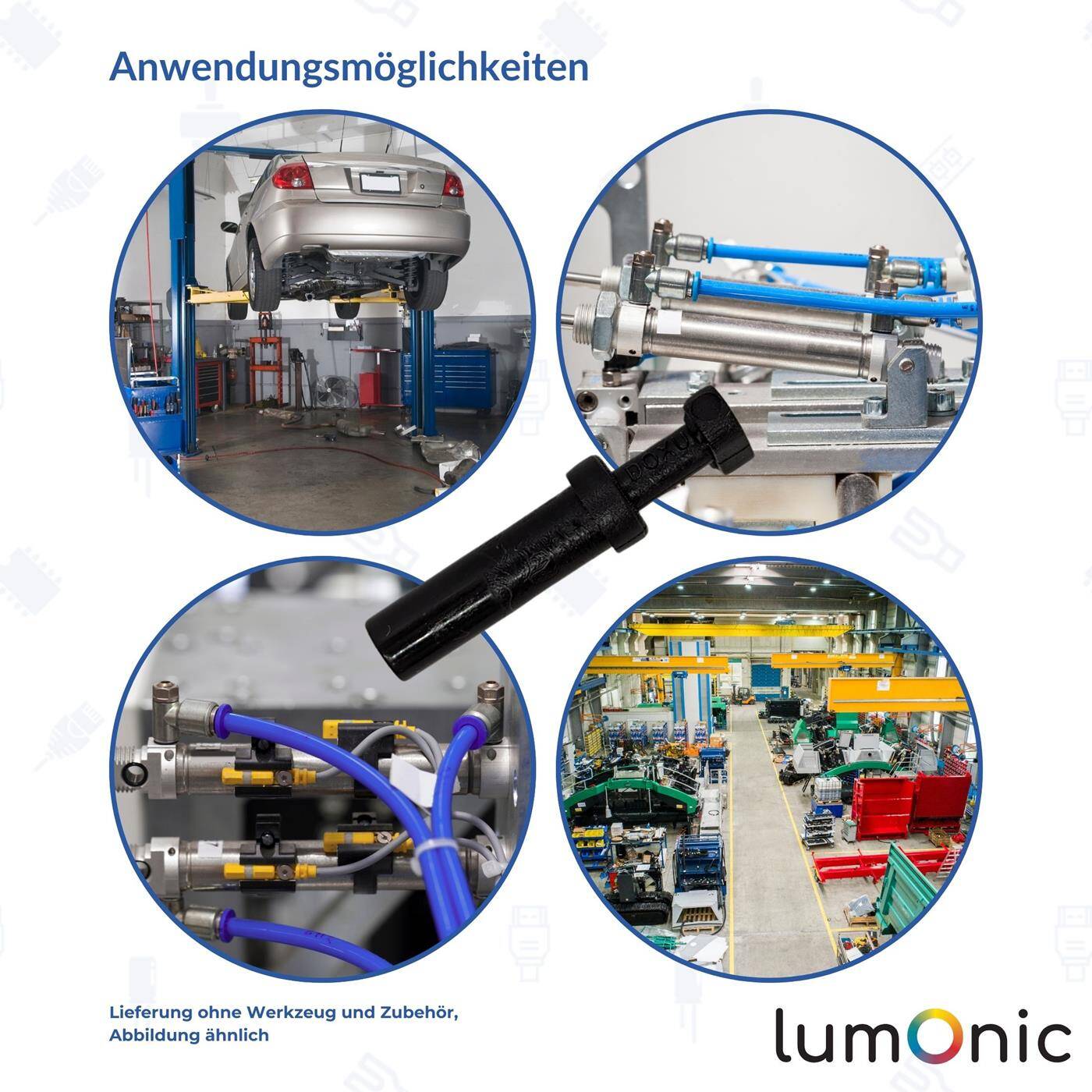 PU Schlauch Stopfen 4mm gerade Blindstopfen pneumatischer Verschlussstopfen Schlauchstopfen Druckluft & Automatisierung