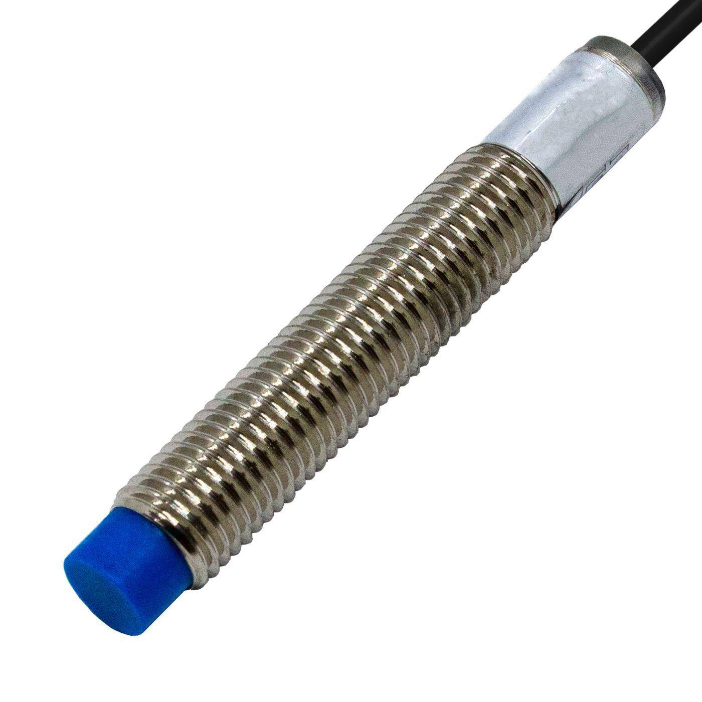 Näherungsschalter Induktiv 12mm M12 NPN Öffner 6...36V DC IP67 Sensor Messing vernickelt -30...+65°C