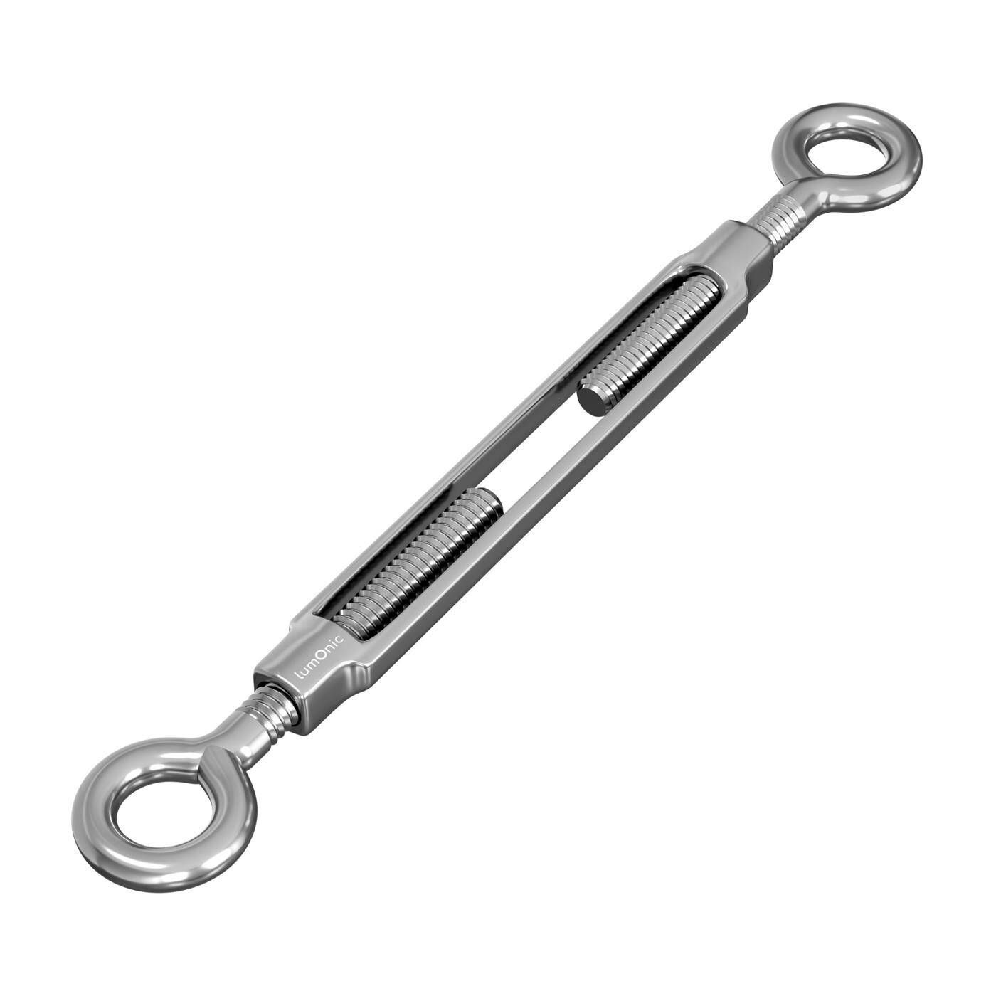 Seilspanner Öse-Öse Edelstahl V2A 304 M6 Spannschloss Wantenklemme Seilspanner Öse-Öse Edelstahl V2A 304 M6 Spannschloss Wantenklemme