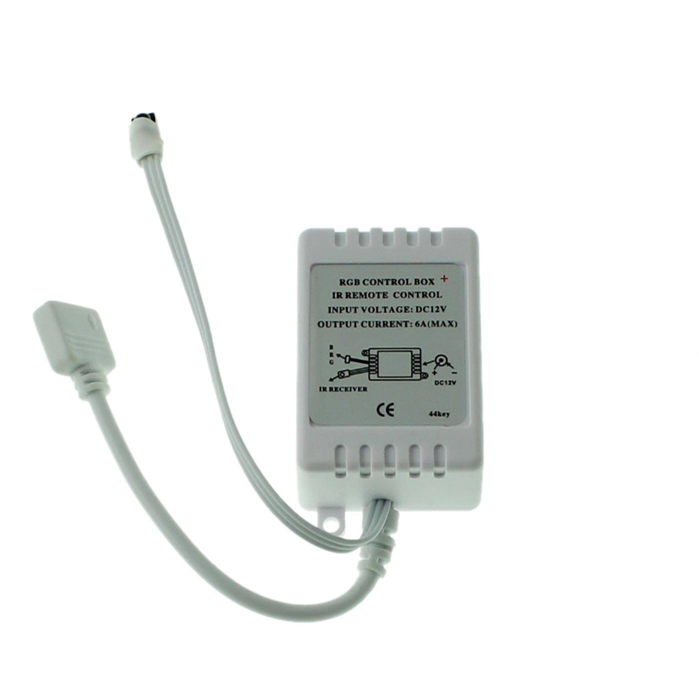 RGB LED 44Key Controller 12V 72W RGB; 4-Pin Plug + Play