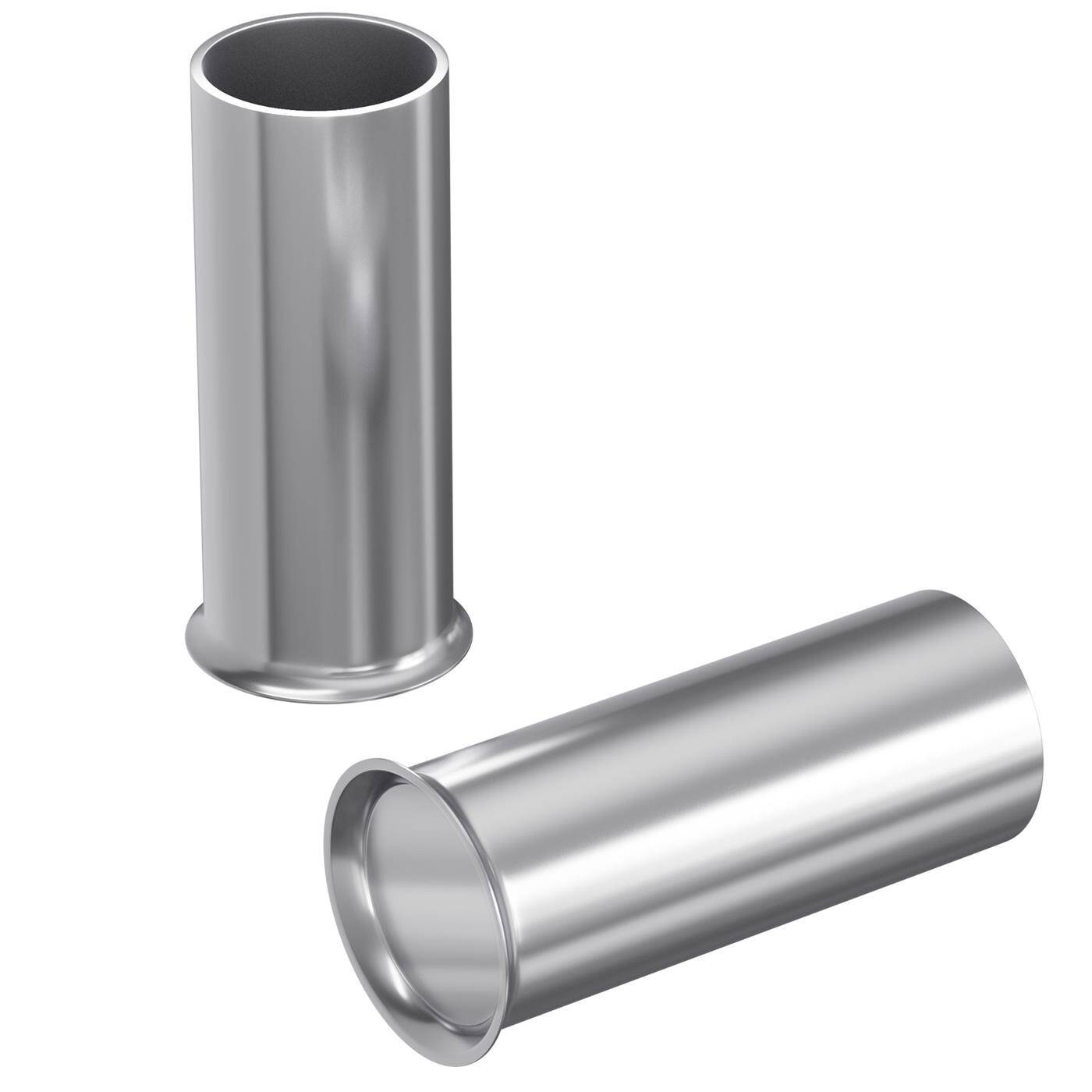 100x Aderendhülse blank 25mm² Kupfer verzinnt 7,3x18mm Hülse