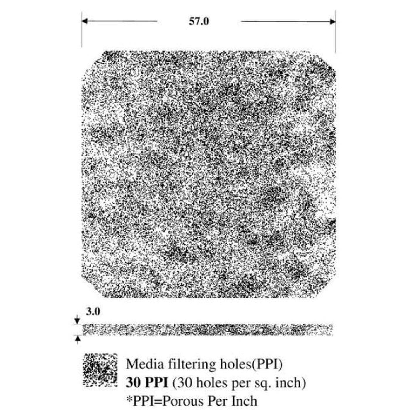 Lüftergitter + Staubfilter 60x60mm 30ppi 3-teilig Wechselfilter Lüftergitter + Staubfilter 60x60mm 30ppi 3-teilig Wechselfilter