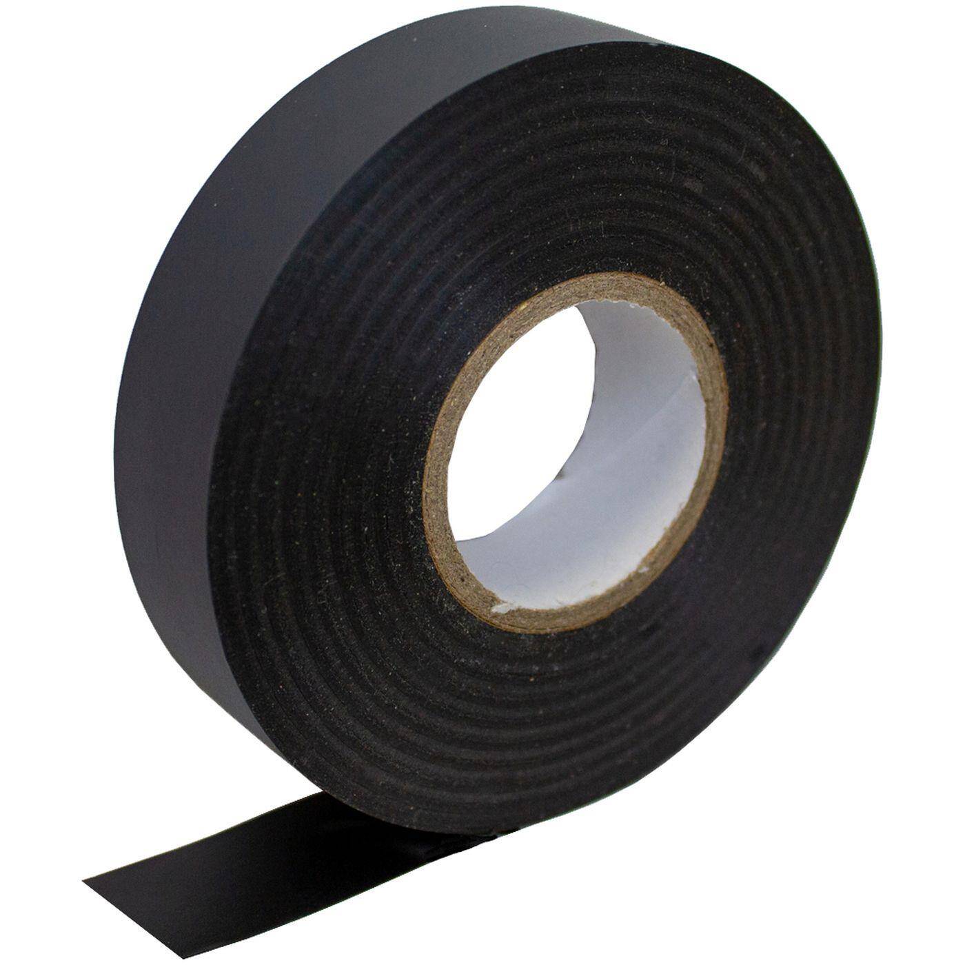 Lumonic 1 Rolle PVC Isolierband 19mm x 33m Klebeband schwarz Isoband I Geeignet für Elektriker und Bastler I Isolierklebeband in verschiedenen Längen und Farben