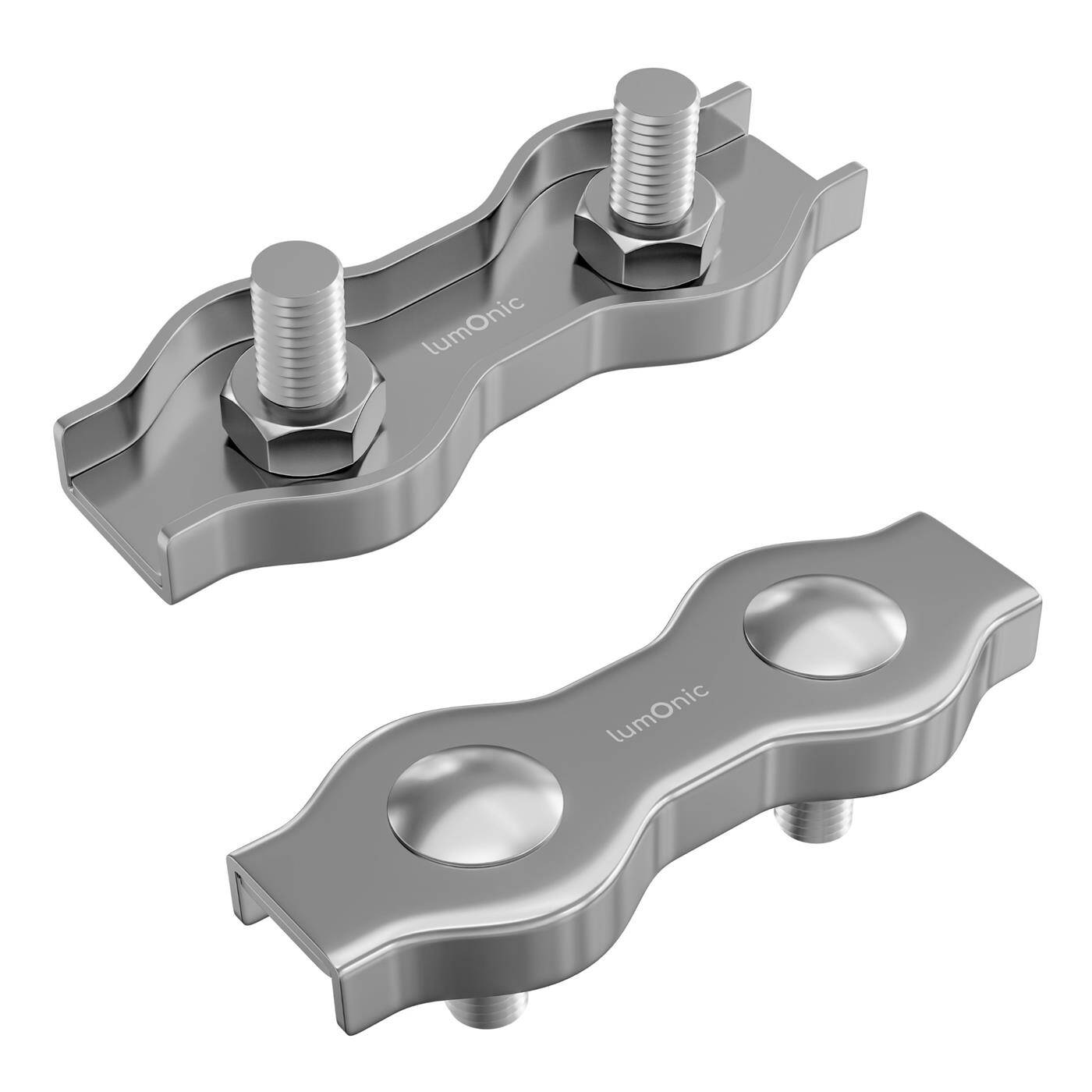 Drahtseilklemme Duplex Edelstahl V2A 304 6mm Seilklemme Drahtklemme Drahtseilklemme Duplex Edelstahl V2A 304 6mm Seilklemme Drahtklemme
