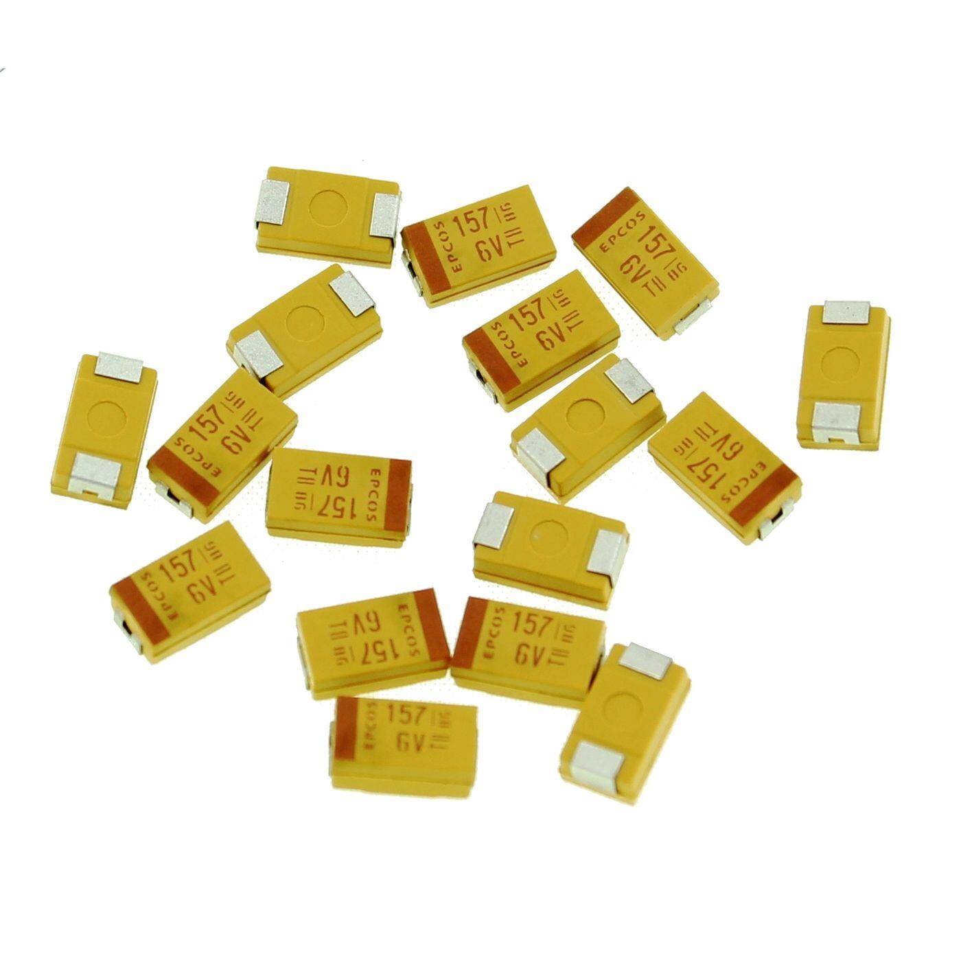 Tantal Kondensator SMD D 150µF 6,3V 125°C 7,3x4,3mm Kemet B45196H1157K409 150uF