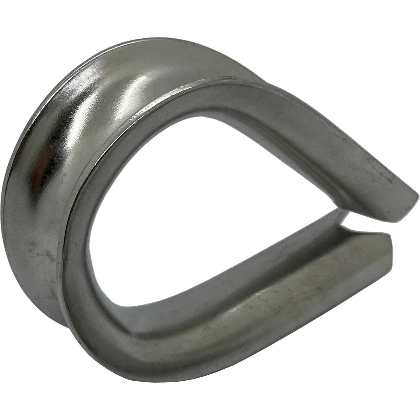Drahtseil Kausche  Edelstahl V2A 304 22mm  rostfrei Seilkausche