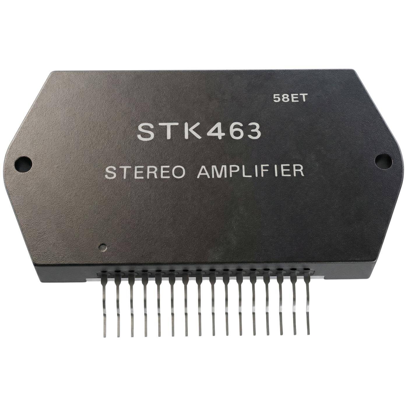 Hybrid IC STK463 80x45mm Stereo Power amplifier