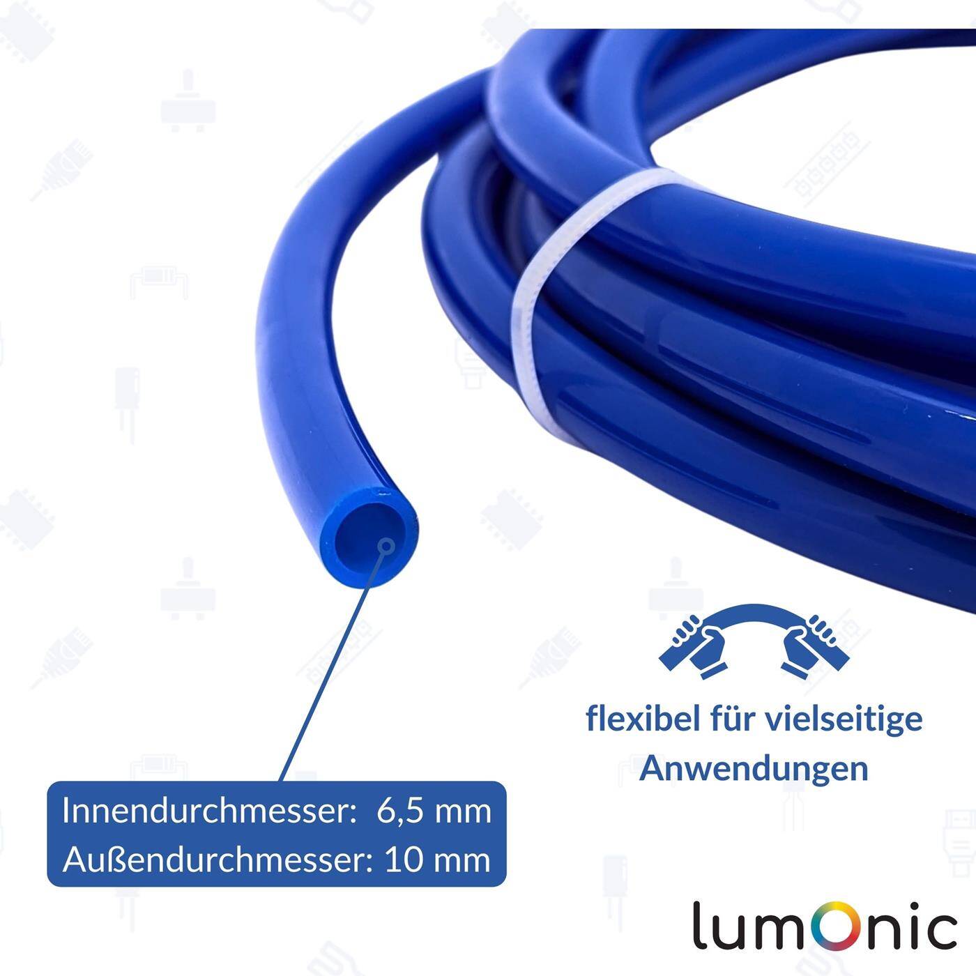 20m Druckluftschlauch PU 6,5/10mm Maschinenbau Pneumatiksysteme Werkstatt PU Schlauch Polyurethan flexibel, abriebfest 20m Druckluftschlauch PU 6,5/10mm Maschinenbau Pneumatiksysteme Werkstatt PU Schlauch Polyurethan flexibel, abriebfest