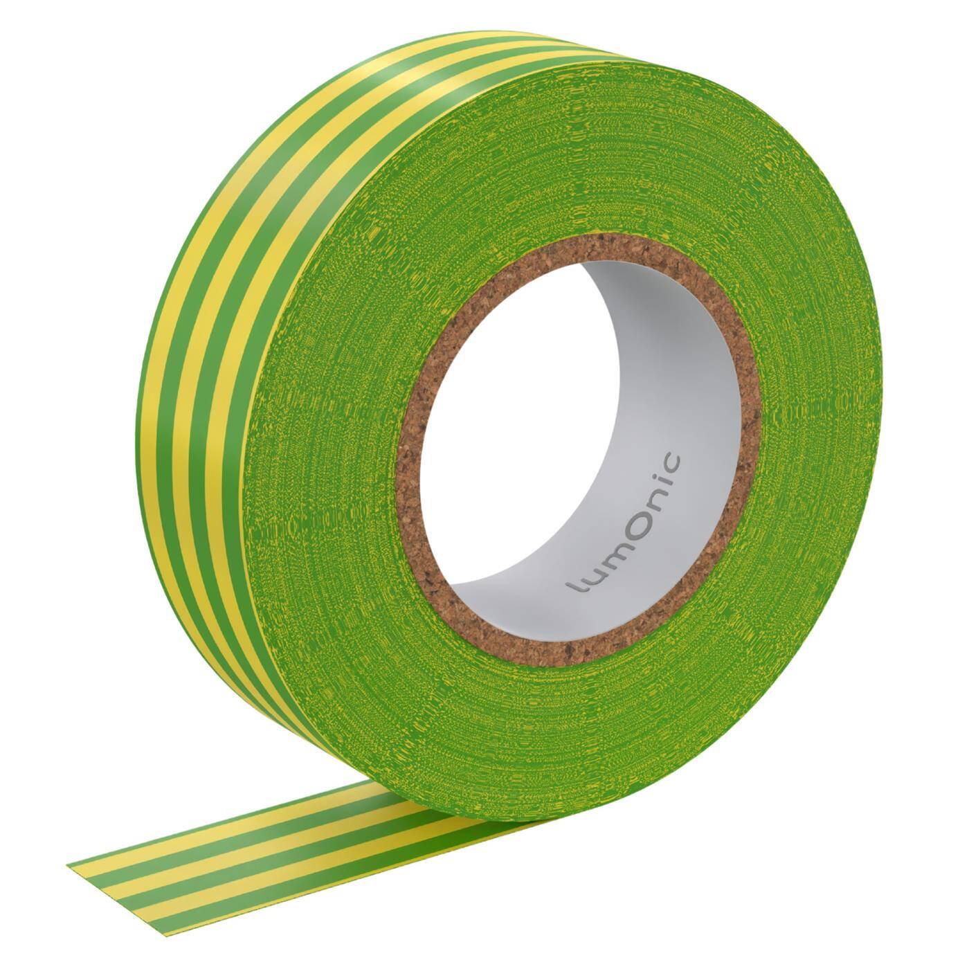 20m PVC Insulating tape 19mm Adhesive tape Yellow Green Insulating tape Electrician Hobbyist