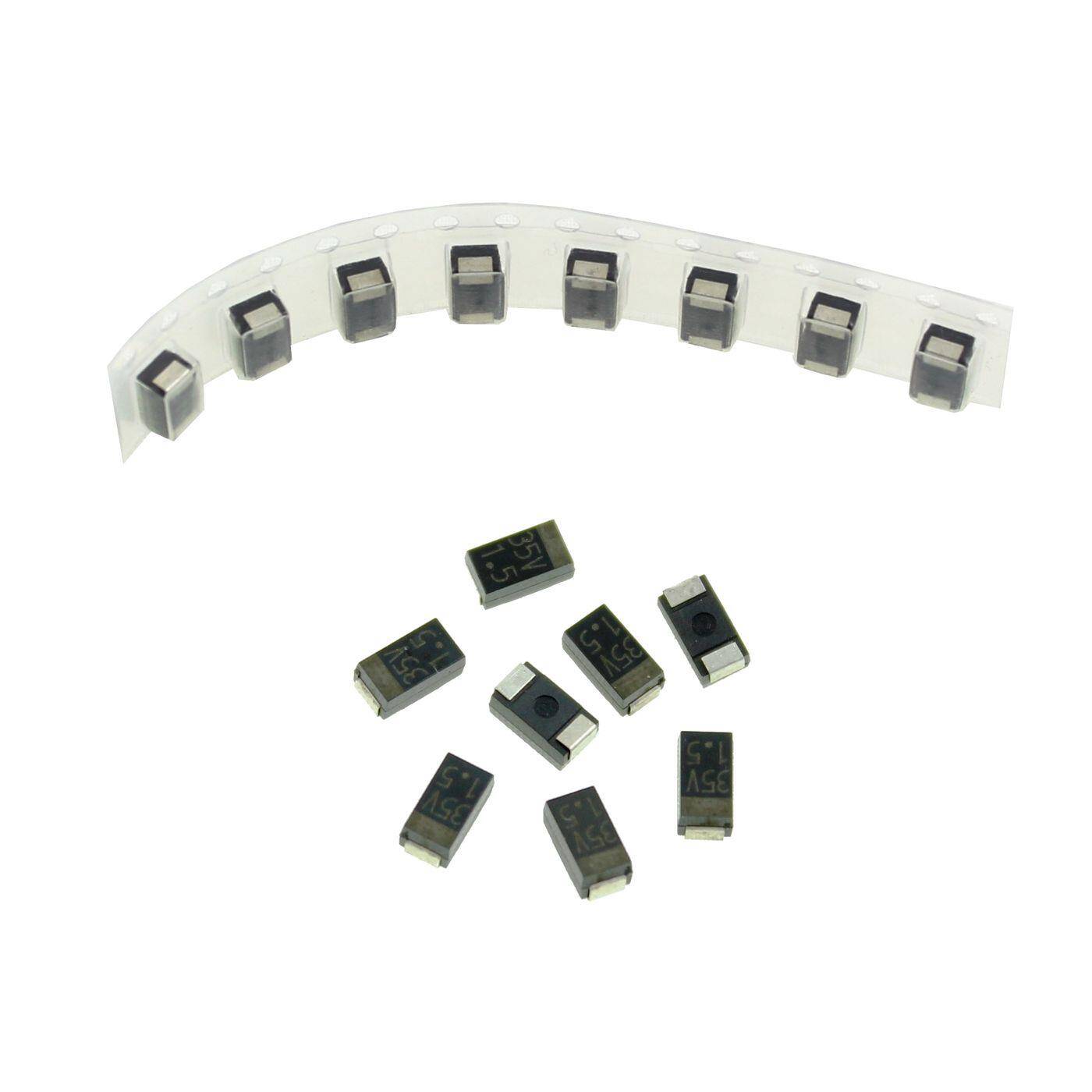 Tantal Kondensator SMD C 1,5µF 35V 125°C 6x3,2mm United Chemi-Con 35MC155KCTER 1,5uF