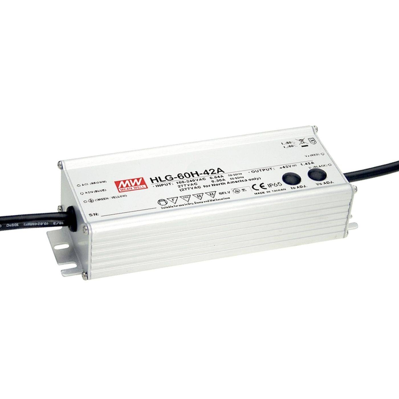 MEAN WELL HLG-60H-36A 61W 36V 1,7A LED power supply IP65