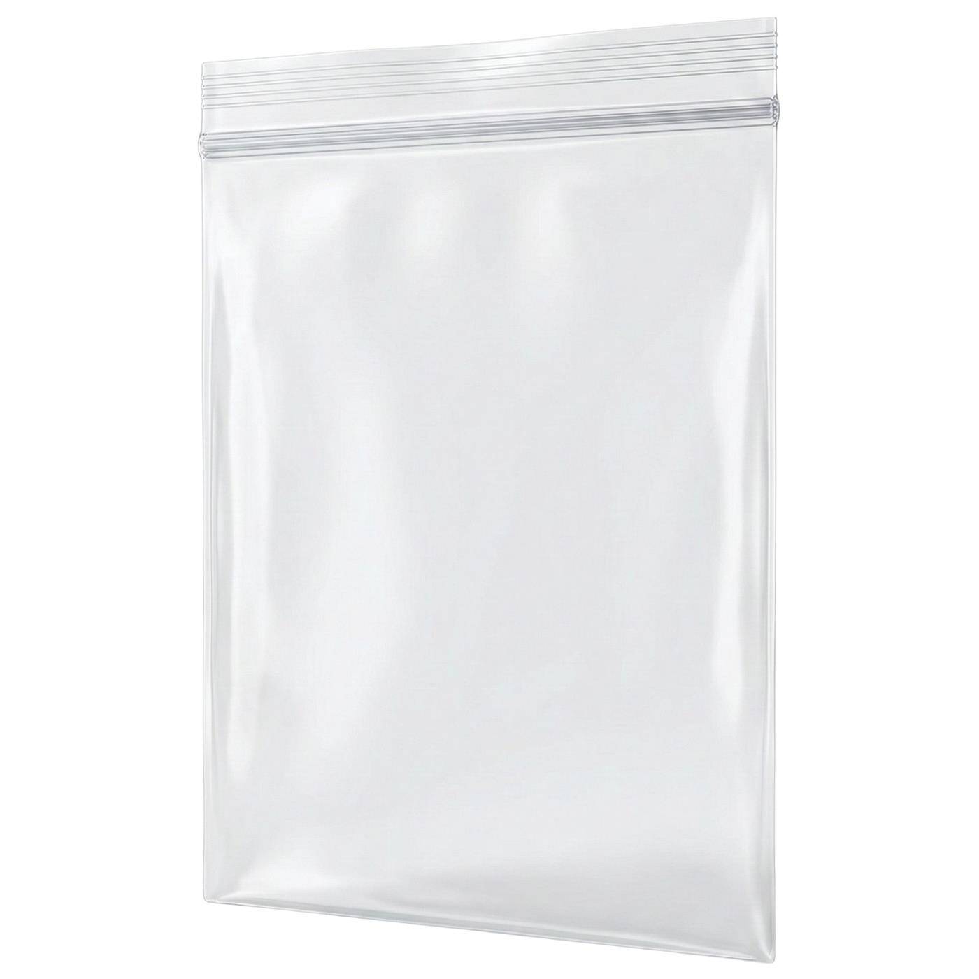 100x Pressure seal bag 40x60mm 50µm Zip bag for small parts travel storage Transparent Tear-resistant + Odorless