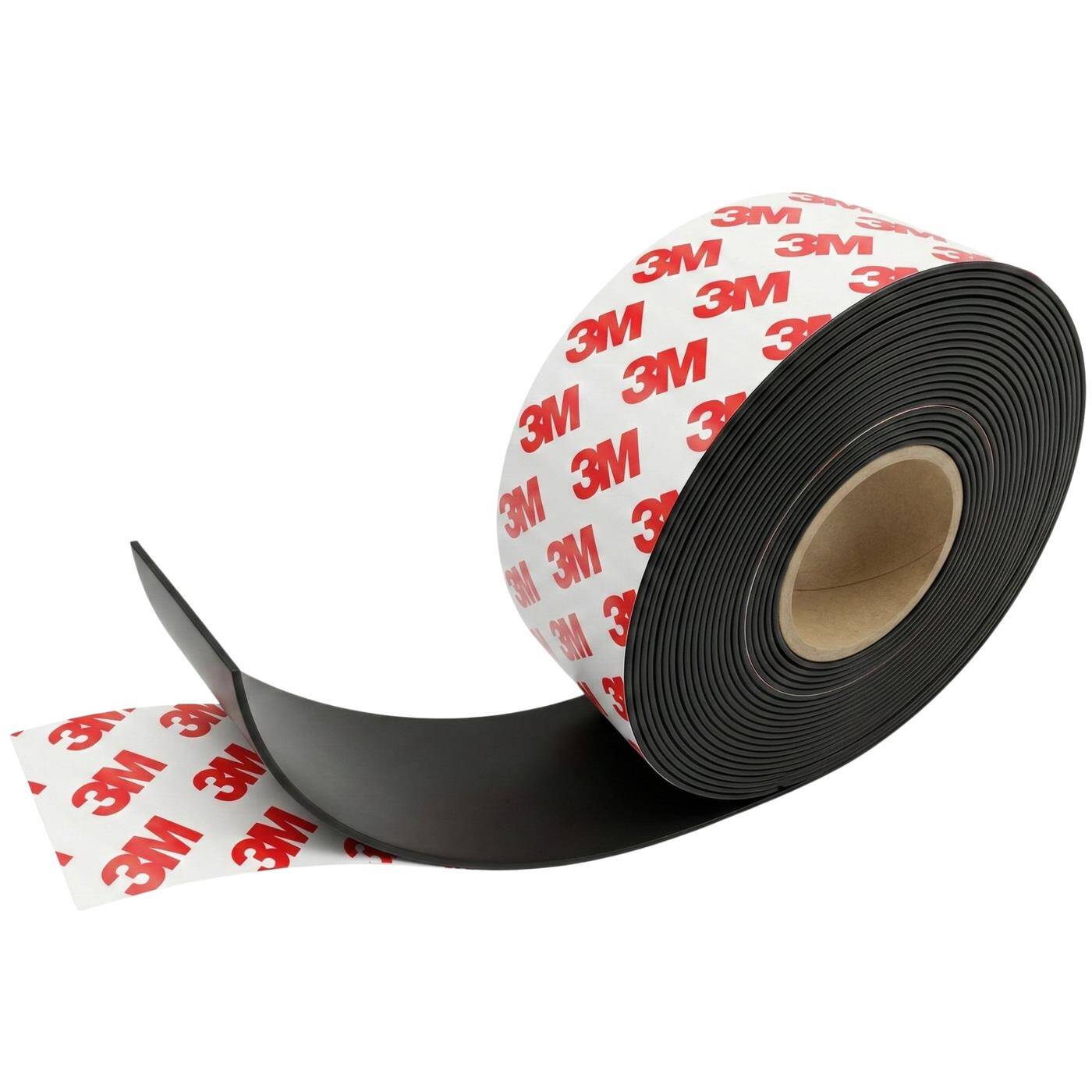 Lumonic 5m Magnetic tape | 40x1mm | Flexible, self-adhesive, can be cut to size, without drilling | Fly screen, school and blackboard