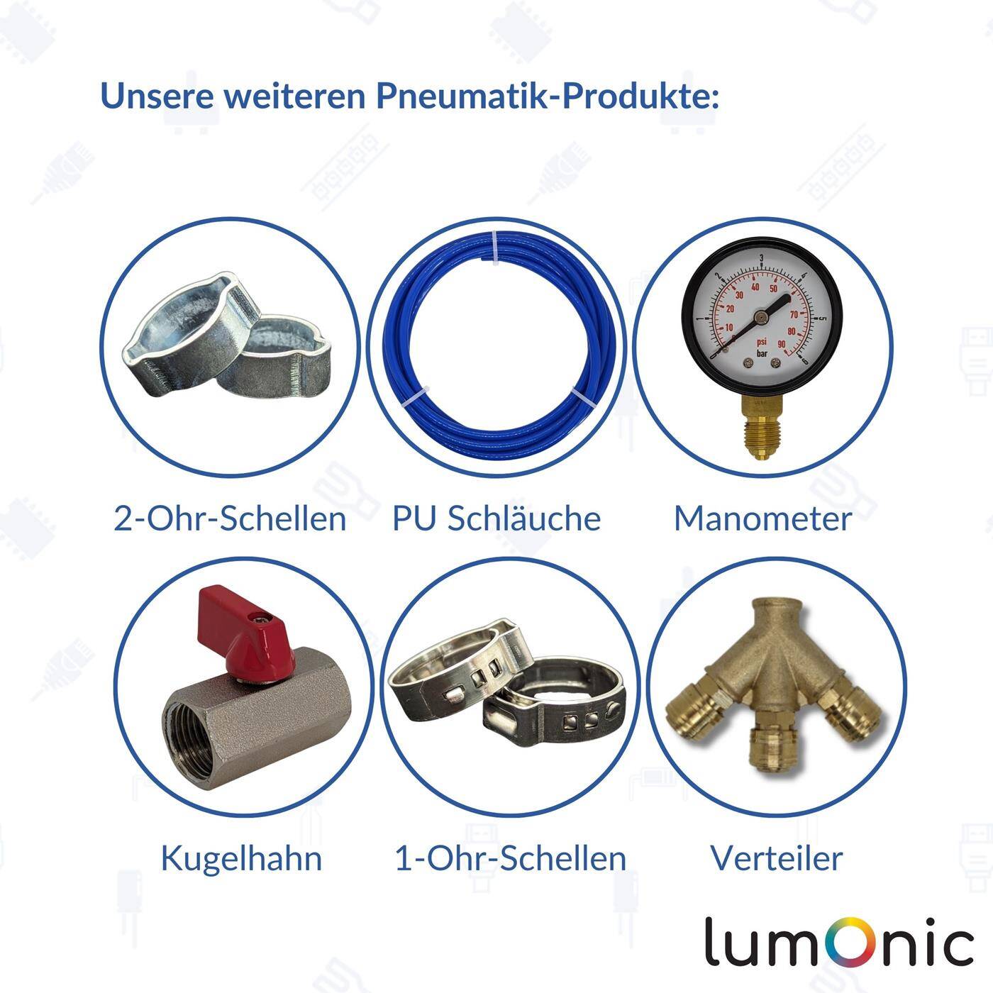 PU Schlauch Schottverschraubung mit Steckverbinder 6mm Bulkhead Fitting pneumatischer Steckverbinder Fitting Druckluft & Automatisierung PU Schlauch Schottverschraubung mit Steckverbinder 6mm Bulkhead Fitting pneumatischer Steckverbinder Fitting Druckluft & Automatisierung