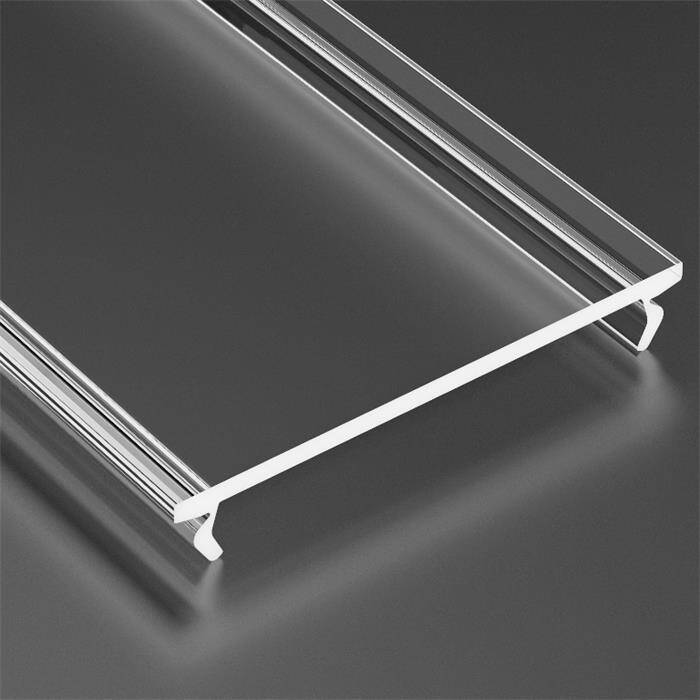 1m Abdeckung für Lumonic Typ Solis LED Profile Kunststoff Transparent 1m Abdeckung für Lumonic Typ Solis LED Profile Kunststoff Transparent